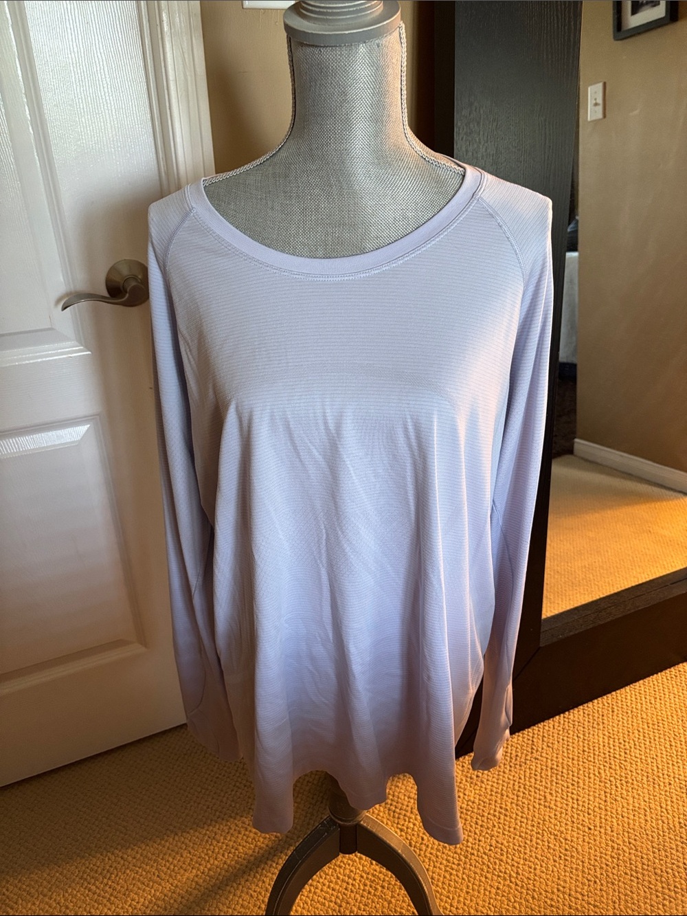 lululemon athletica Long-Sleeve Scoop Neck Top - Light Lilac